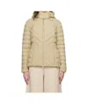 Mackage Beige Idalee Hooded Light Down Jacket In Nude