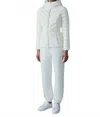 Mackage Idalee Light Down Jacket With Detachable Hood In White
