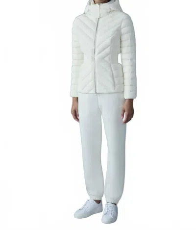 Mackage Idalee Light Down Jacket In Cream In White
