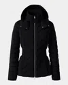 Mackage Idalee Light Down Jacket With Detachable Hood In Black