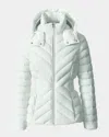Mackage Idalee Light Down Jacket With Detachable Hood In White