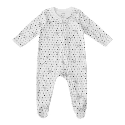 Mackage Infant Zipper Footie In Black