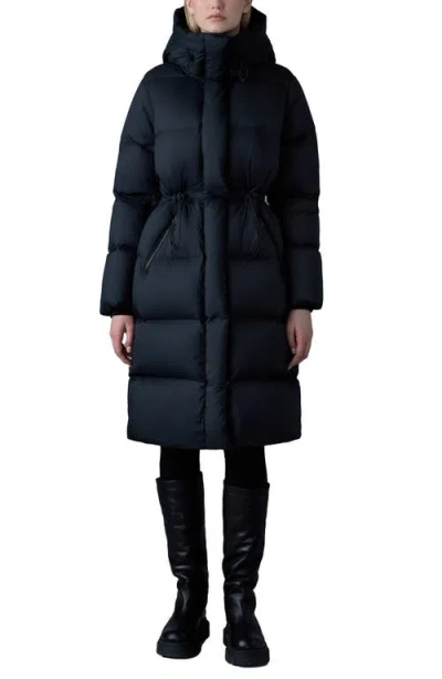 Mackage Ishani Down Quilted Puffer Coat In Black