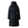 Mackage Ishani Down Quilted Puffer Coat In Black