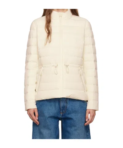 Mackage Jacey-city Long-sleeved Down Jacket In White