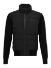Mackage Haney City Water Resistant 800 Fill Down Hybrid Jacket In Black