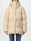 Mackage Padded Hooded Coat In Beige