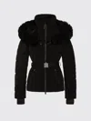 Mackage Quilted Down Jacket Belted Waist In Black