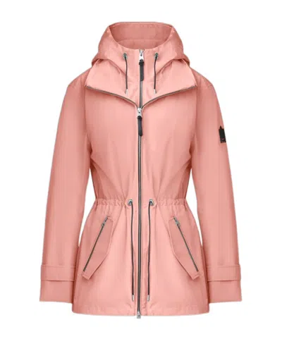 Mackage Jacket With A Stand-neck Zipper In Pink