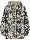 Mackage Pattern Print Casual Jacket In Black