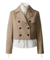 Mackage Aline 3 In 1 Convertible Jacket In Brown