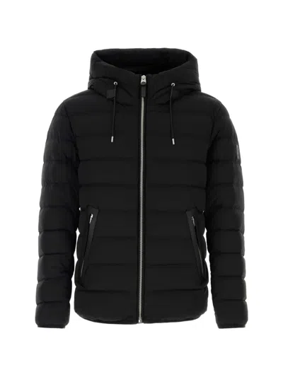 Mackage Jack-zz Quilted Hooded Jacket In Black