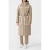 Mackage Jana-ht Houndstooth 3-layer Tech Raincoat In Neutral