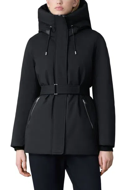 Mackage Jeni 2-in-1 800-fill-power Hooded Down Coat In Black