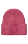 Mackage Cuffed Knit Hat In Bright Pink