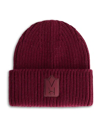 Mackage Jude-wz Cuffed Knit Hat In Garnet