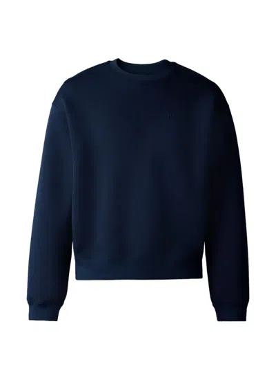 Mackage Julian Crew-neck Sweatshirt In Blue