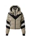 Mackage Kairi-glo Chevron-pattern Ski Jacket In Multi