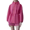 Mackage Kalea Windproof & Water Resistant Recycled Polyester Jacket In Azalea-lava