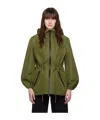 Mackage Kalea Zipper Casual Jacket In Green