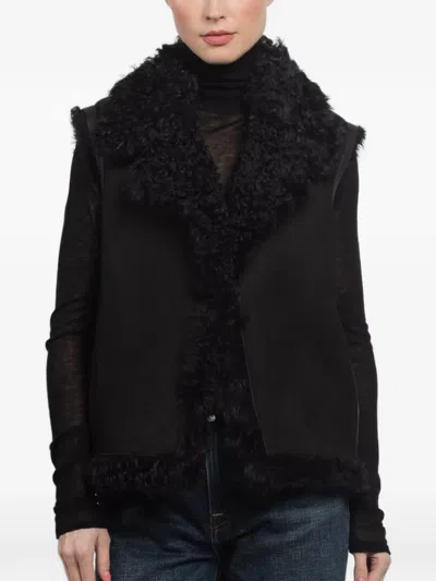 Mackage Kasia Long-sleeve Leather Jacket In Black