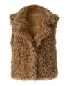 Mackage Kasia Reversible Vest In Brown