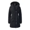 Mackage Shia-z Coat With 800 Fill Power Down Removable Bib In Black
