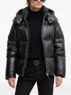 Mackage Ken-glo Hooded Jacket In Black