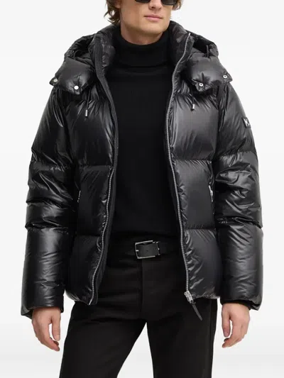 Mackage Ken-glo Hooded Jacket In Black