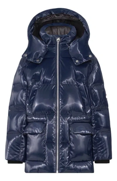 Mackage Kennie-glo Puffer Coat In Blue