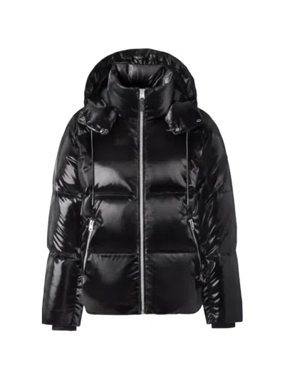 Mackage Kent-glo Hooded Puffer Jacket In Black