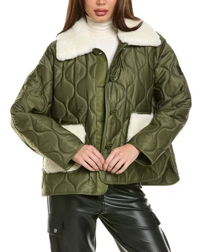 MACKAGE KENZY WOOL SHEARLING JACKET