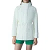 Mackage Keryn Hooded Rain Jacket In Cream