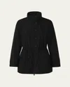 Mackage Keryn Mid-length Rain Jacket In Black