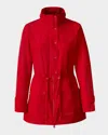 Mackage Keryn Mid-length Rain Jacket In Lava