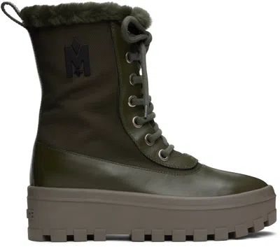 Mackage Khaki Hero-m Boots In Army C0302