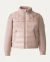 Mackage Kid's Audel Quilted Down Jacket In Neutral