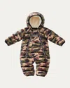 Mackage Kid's Bambi Camo Weightless Snowsuit In Multi
