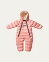 Mackage Babies' Kid's Bambi Recycled Quilted Snowsuit In Rose