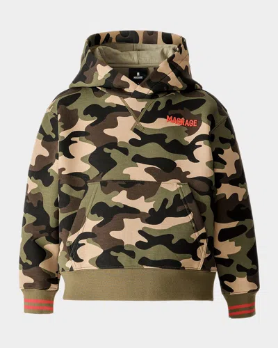 MACKAGE KID'S DRU CAMO HOODIE