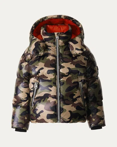 MACKAGE KID'S JESSE CAMO NANO DOWN JACKET