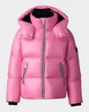 Mackage Unisex Jesse Down Coat - Little Kid In Bright Pink