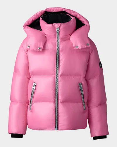 MACKAGE KID'S JESSE LOGO QUILTED JACKET