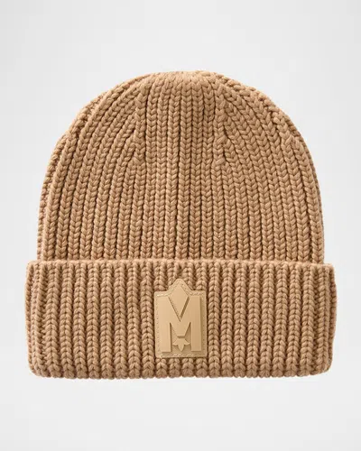 Mackage Kid's Jude Wool Beanie In Brown