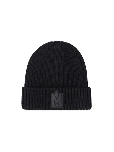 Mackage Kid's Jude Wool Blend Knit Beanie In Black