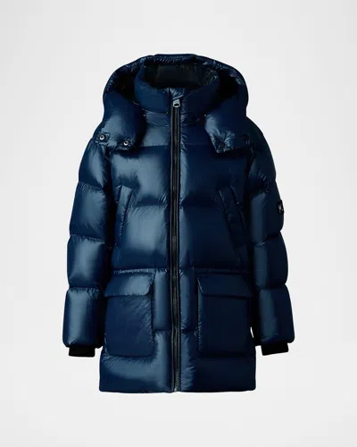 MACKAGE KID'S KENNIE QUILTED LOGO JACKET