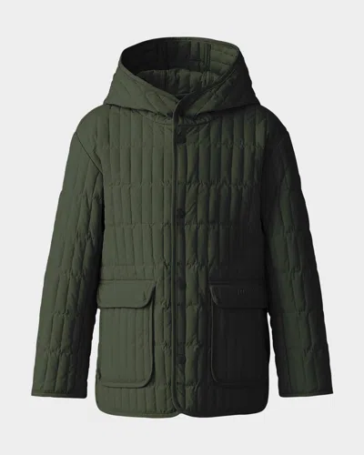 MACKAGE KID'S SPENCER LIGHT DOWN VERTICALLY QUILTED JACKET