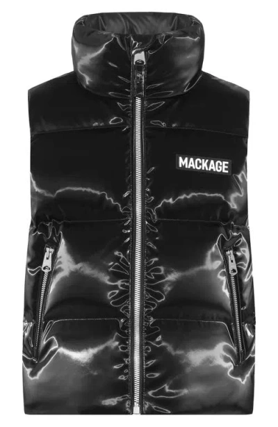 Mackage Kids' Charlee-tglo Puffer Vest In Black
