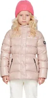 Mackage Kids Pink Alannis Down Jacket In Bright Pink
