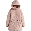 Mackage Kids' Shayna-t 800 Fill Power Down Jacket With Bib In Petal